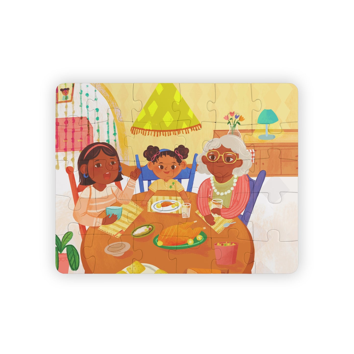 "My Grandmother's Magical Mind" Book Kitchen Scene Kids' Puzzle, 30-Piece