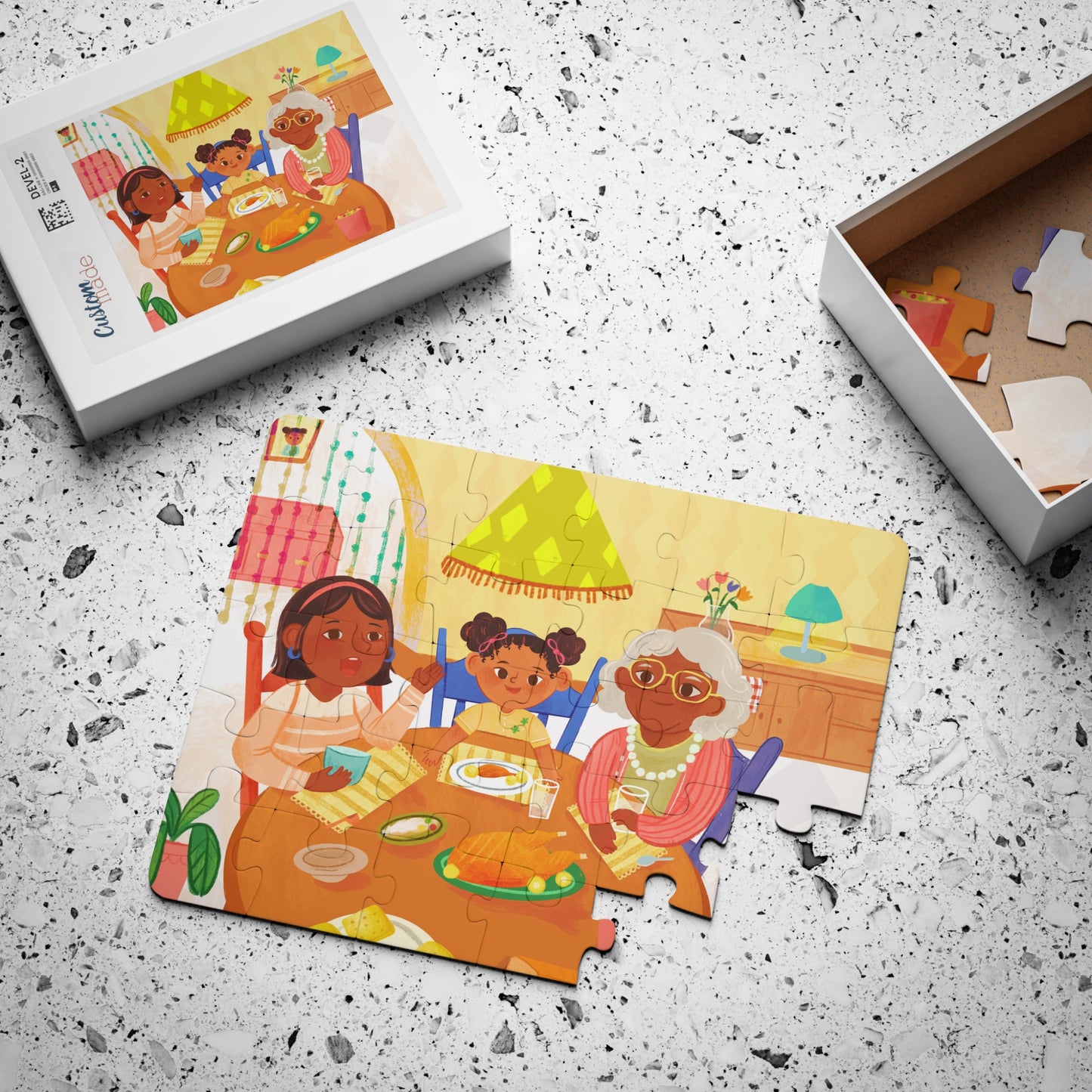 "My Grandmother's Magical Mind" Book Kitchen Scene Kids' Puzzle, 30-Piece